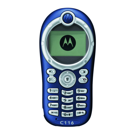 Motorola C116 Manuals