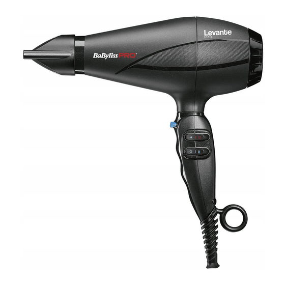 BaBylissPro Excess-HQ BAB6990IE Manual