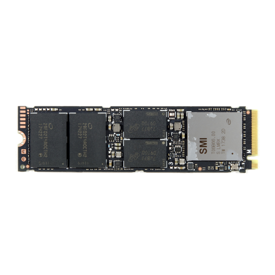 Intel 760p series Installation Manual