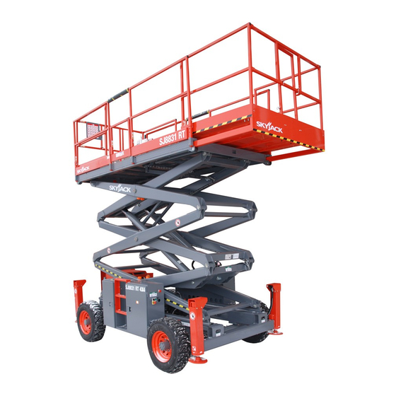 Skyjack SJ-8831FE Operating Manual