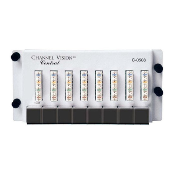 Channel Vision Central C-0508 Manual