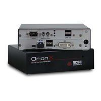 Rose electronics Orion XC OXS-XC008-TP Installation And Operation Manual
