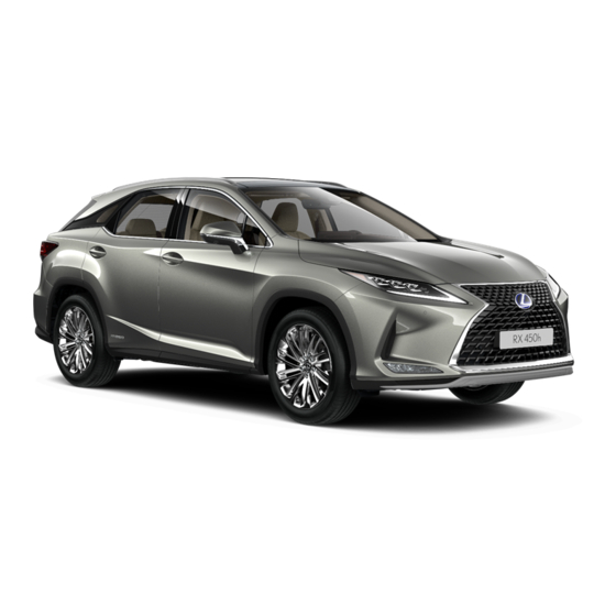 Lexus RX450h Dismantling Manual