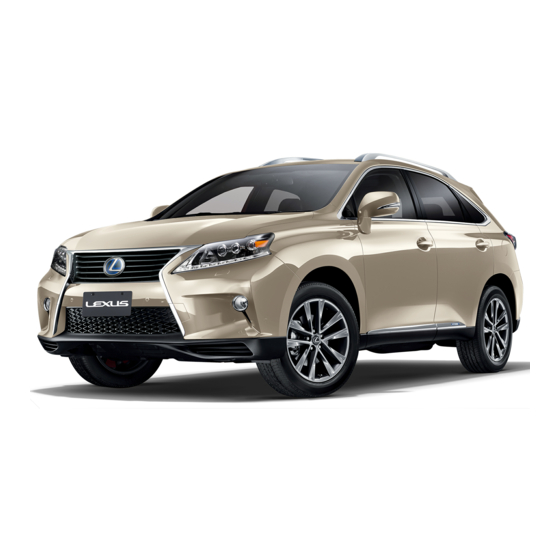 Lexus RX450H Manual