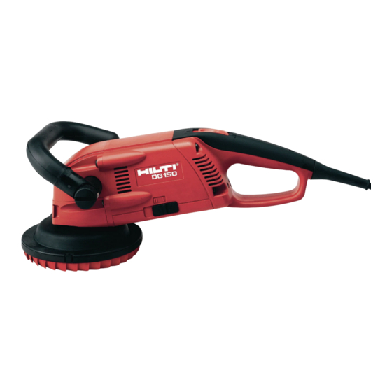 Hilti DG 150 Manual
