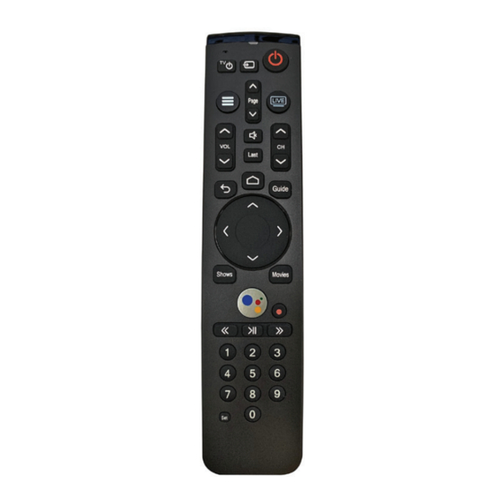 Quadro Q tv Remote KURV 2.0 Voice Remote Control Quick Reference Manual