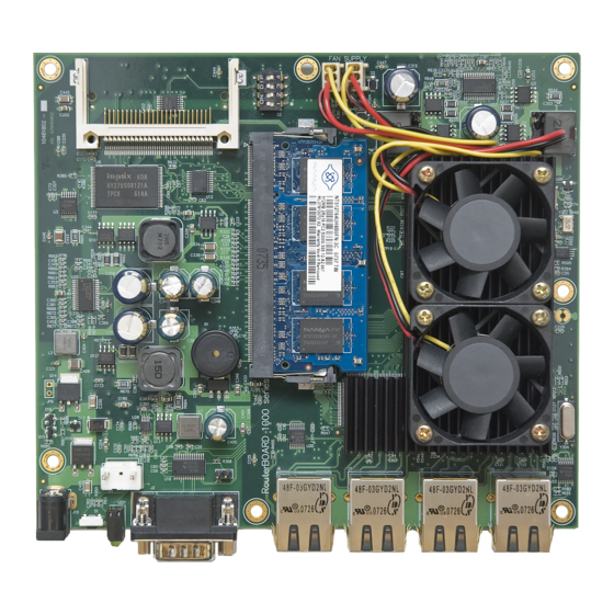 MikroTik RouterBOARD 1000 User Manual