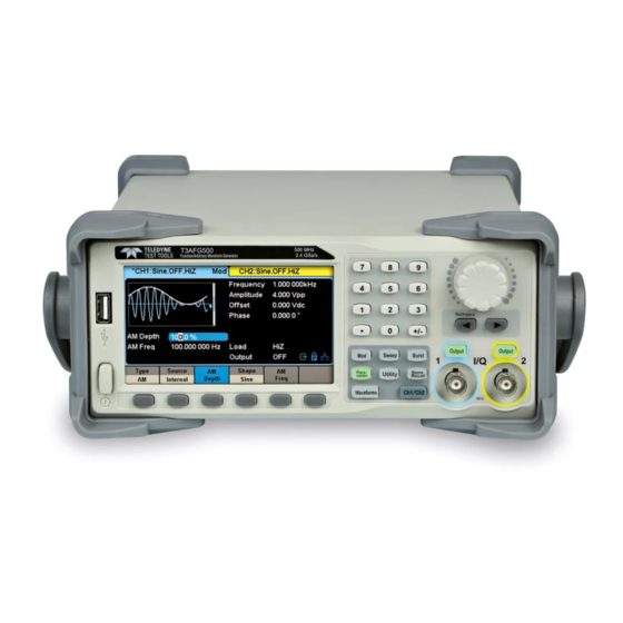 Teledyne T3AFG350 User Manual