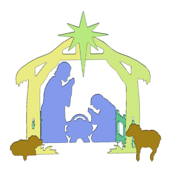 Teak Isle Holy Night Outdoor Nativity Set Assembly Instructions