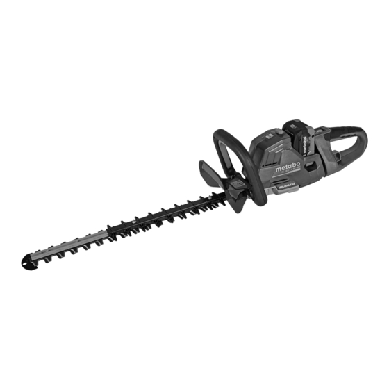 Metabo HS 18 LTX BL 55 Manual