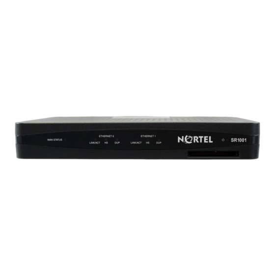 Nortel Secure 1001 Specifications