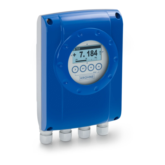 KROHNE IFC 050 Quick Start Manual