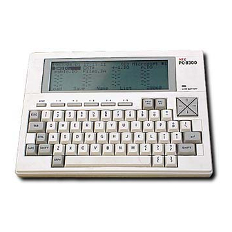 NEC PC-8300 Manuals