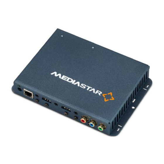 Mediastar 782 Quick Start Manual