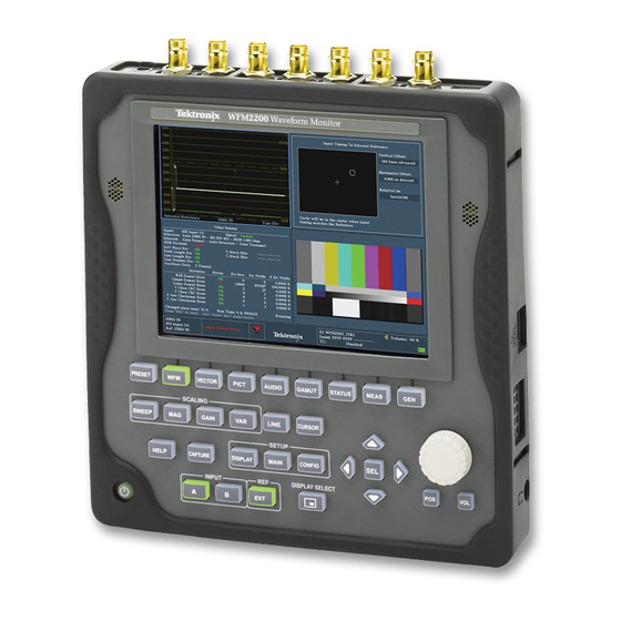 Tektronix WFM2200 User Manual