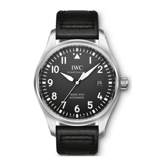 iwc MARK XVIII Operating Instructions Manual