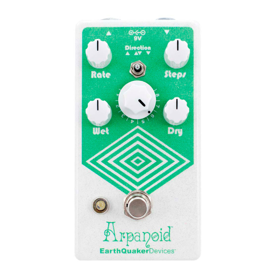 EarthQuaker Devices Arpanoid Operation Manual