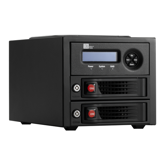 CRU RTX 2 Bay-3QR Quick Start Manual
