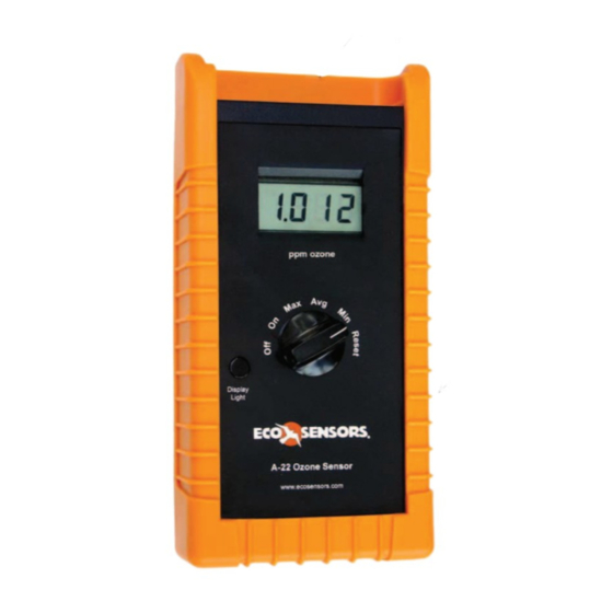 ECO Sensors A-22 Manuals