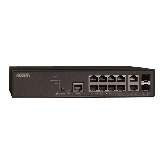 ADTRAN NetVanta 1560-08 Quick Start Manual
