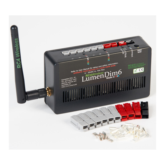 RC4 Wireless LumenDim6 Quick Start Manual