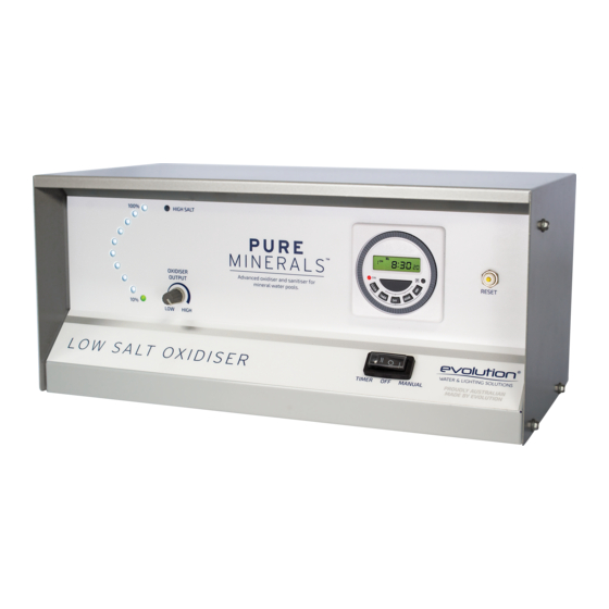 Evolution PURE MINERALS LS70 Installation And Operation Manual