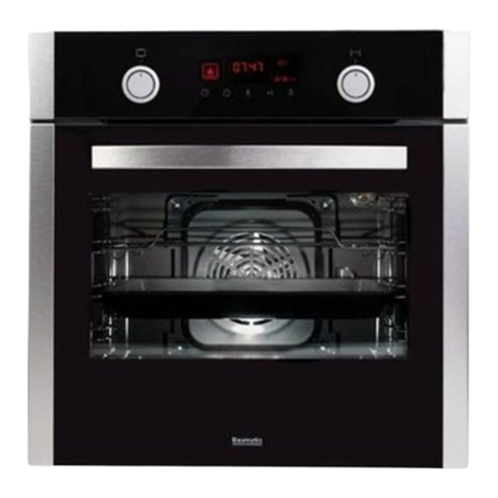 Baumatic BMEO6E10M Built-in Electric Oven Manuals
