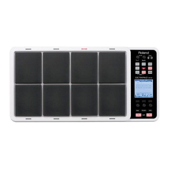 Roland OCTAPAD SPD-30 Service Notes