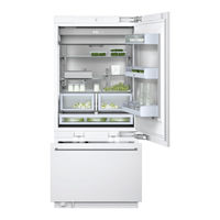 Gaggenau RB491700 Installation Instructions Manual