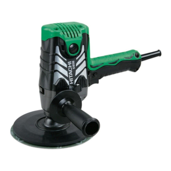 Hitachi S18SB - 7" Disc Sander Parts List