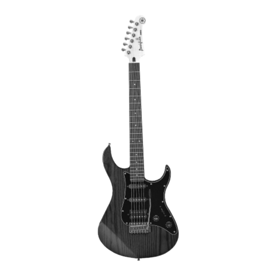 Yamaha Pacifica312II Service Manual