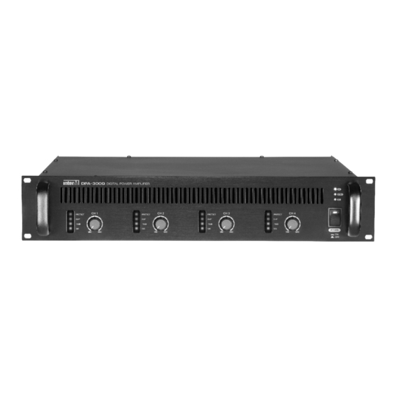 Inter-m DPA-300T/300Q Power Amplifier Manuals