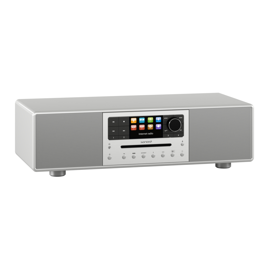 Sonoro MEISTERSTUCK SO-610 Operating Manual