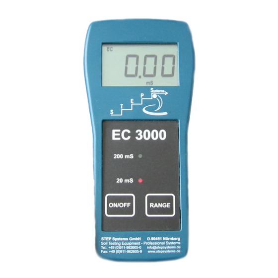 STEP SYSTEMS EC 3000 Instruction Manuals