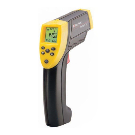 RayTek Raynger ST60 ProPlus Standard Manual
