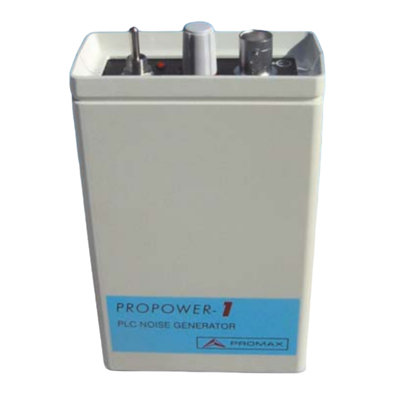 Promax PROPOWER - 1 Manual