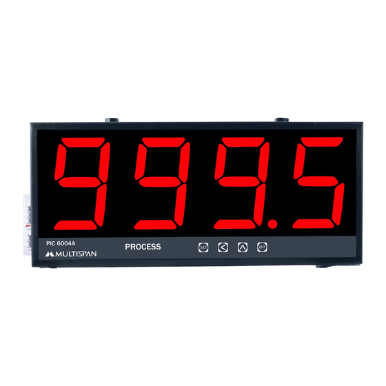 MULTISPAN PIC-6004A Product Manual