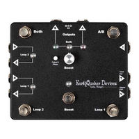 EarthQuaker Devices Swiss Things Pedalboard Reconciler Manual