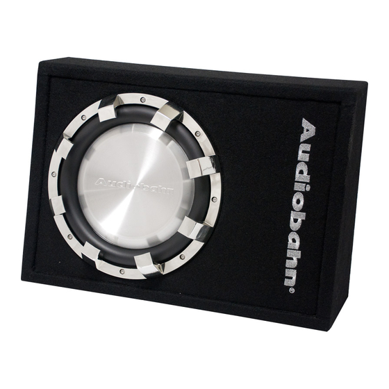 AudioBahn ABS10H Owner's Manual
