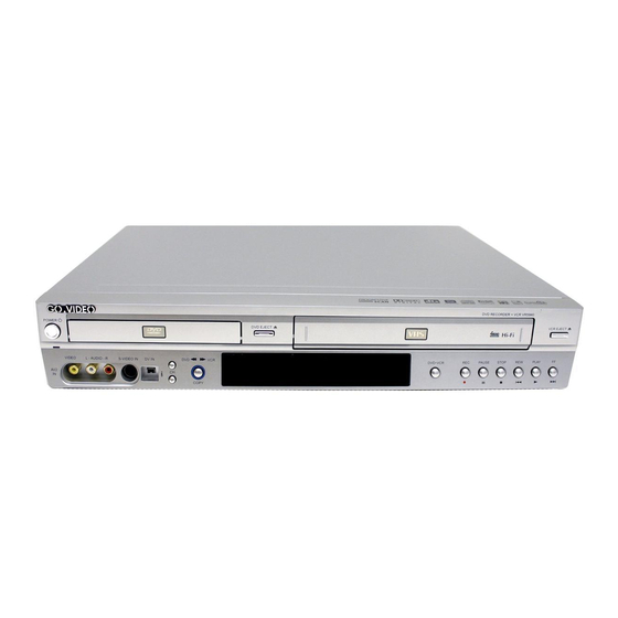 GoVideo DVD Recorder+VCR User Manual