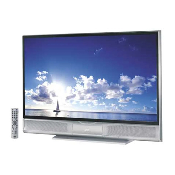 JVC HD-Z70RX5 Rear Projection Television Manuals