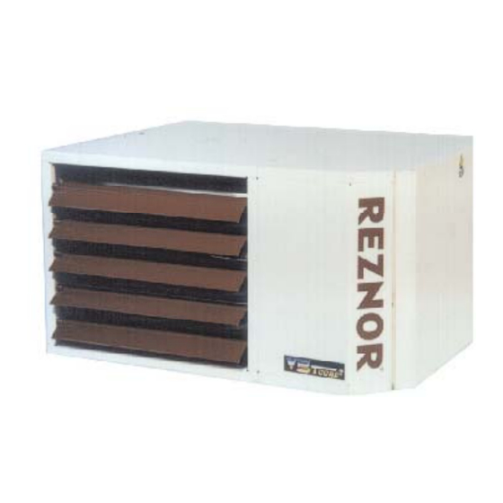 Reznor UDSA 008-2 Installation And Servicing Manual