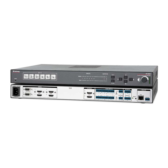 Extron electronics IN1606 User Manual