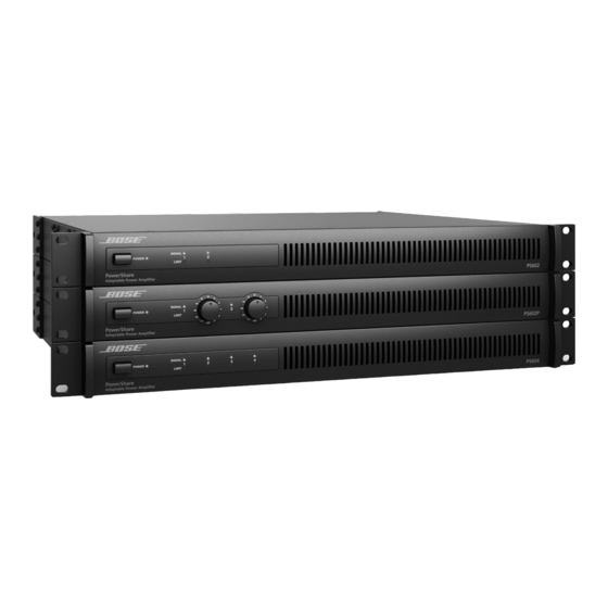 Bose PowerShare PS602 Installation And Operating Manual