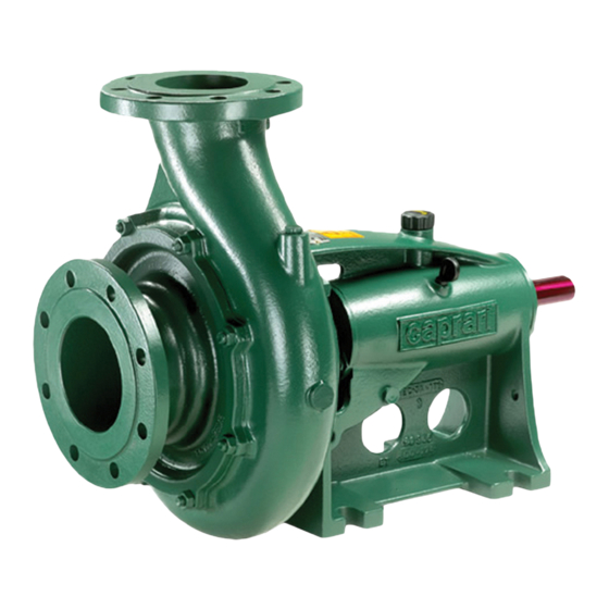 caprari MEC-A Series Use And Maintenance Instructions
