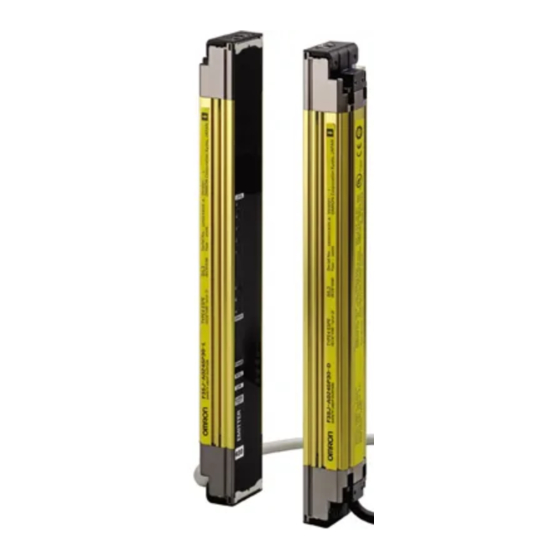 Omron Sti F3SJ-A P Series Instruction Sheet