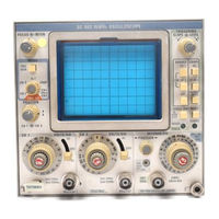 artisan Tektronix SC 502 Instruction Manual