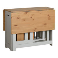 Seconique SANTOS BUTTERFLY DINING TABLE Assembly Instructions Manual