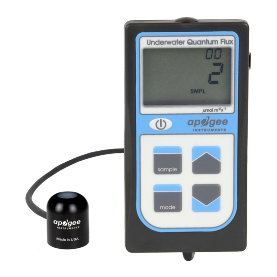 Apogee Instruments MQ-210 Owner's Manual