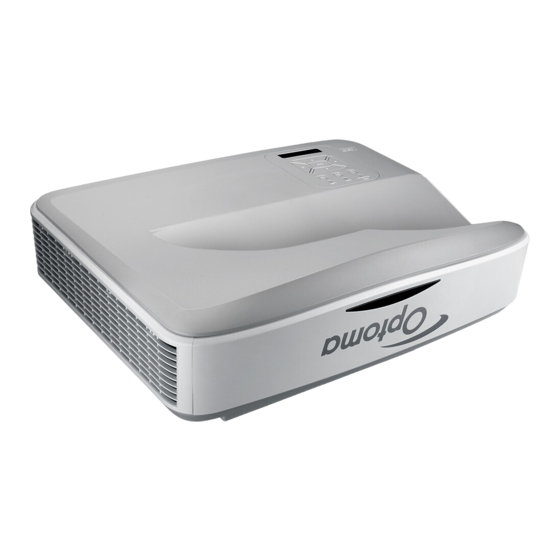Optoma ZW400usti Manual